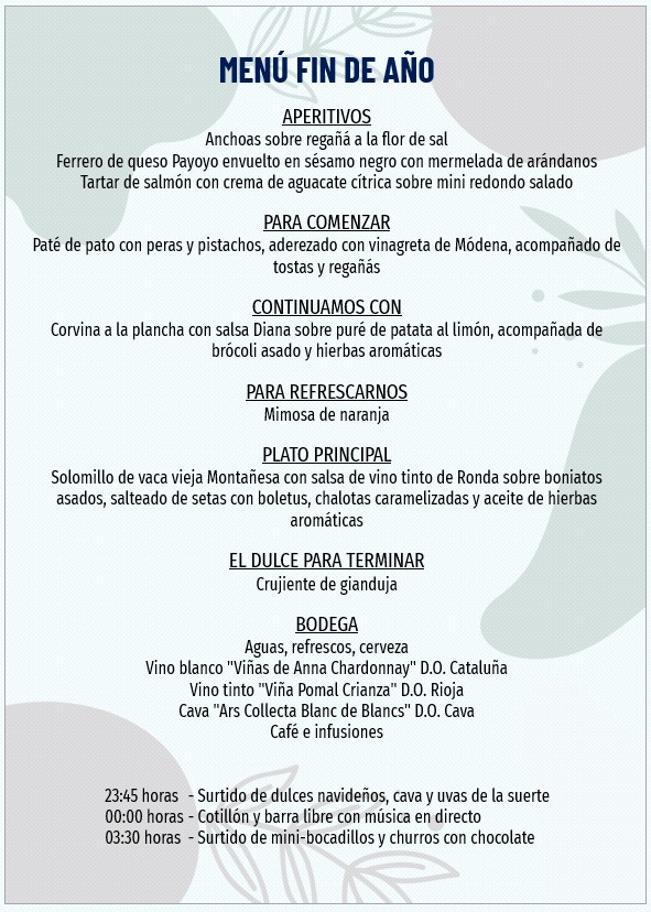 menu nocheviaja ronda